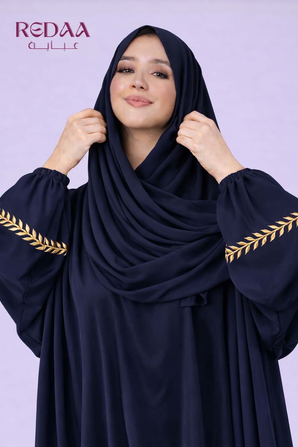 Abayas brodée - couleurs fonces-