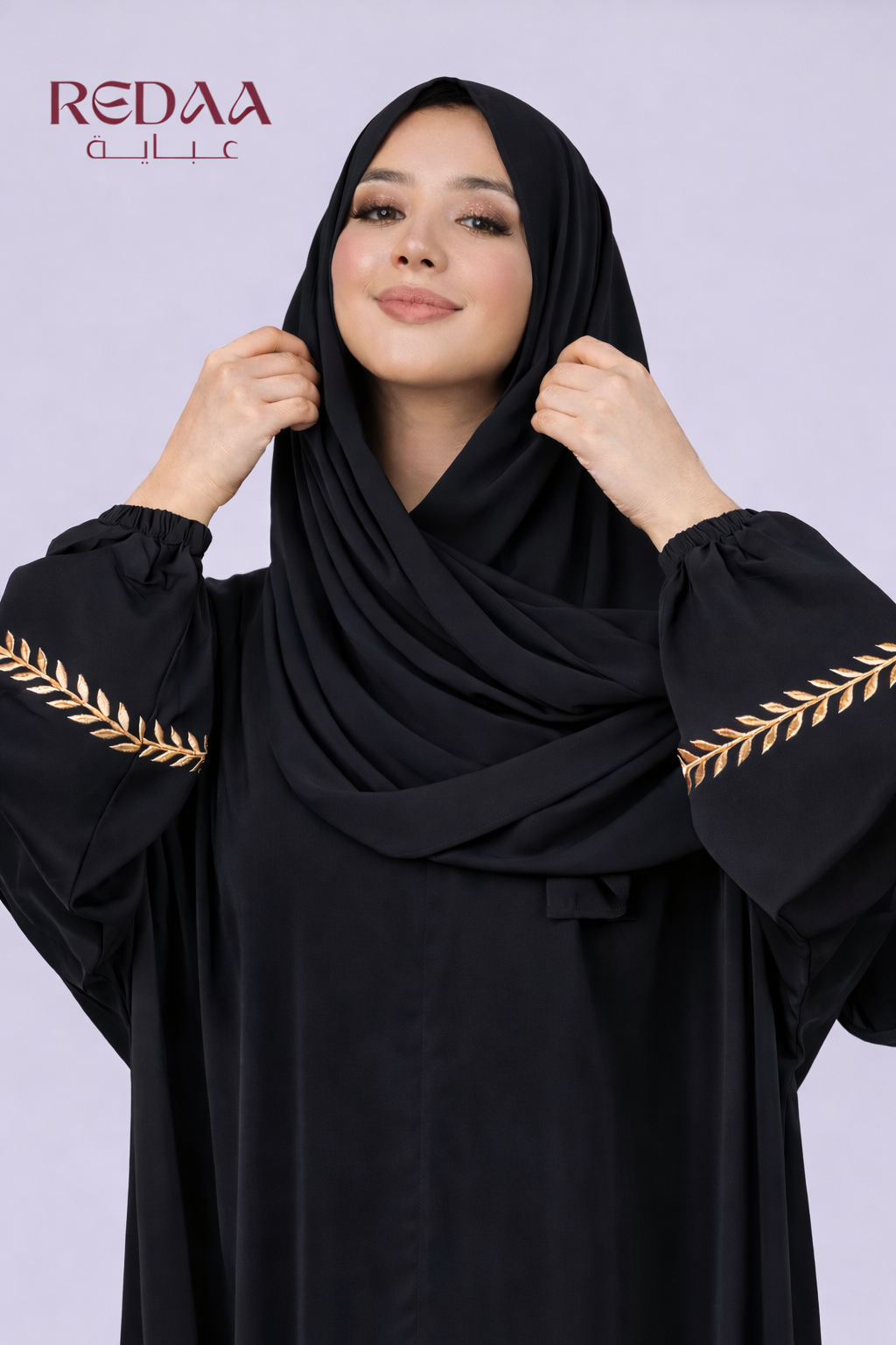 Abayas brodée - couleurs fonces-